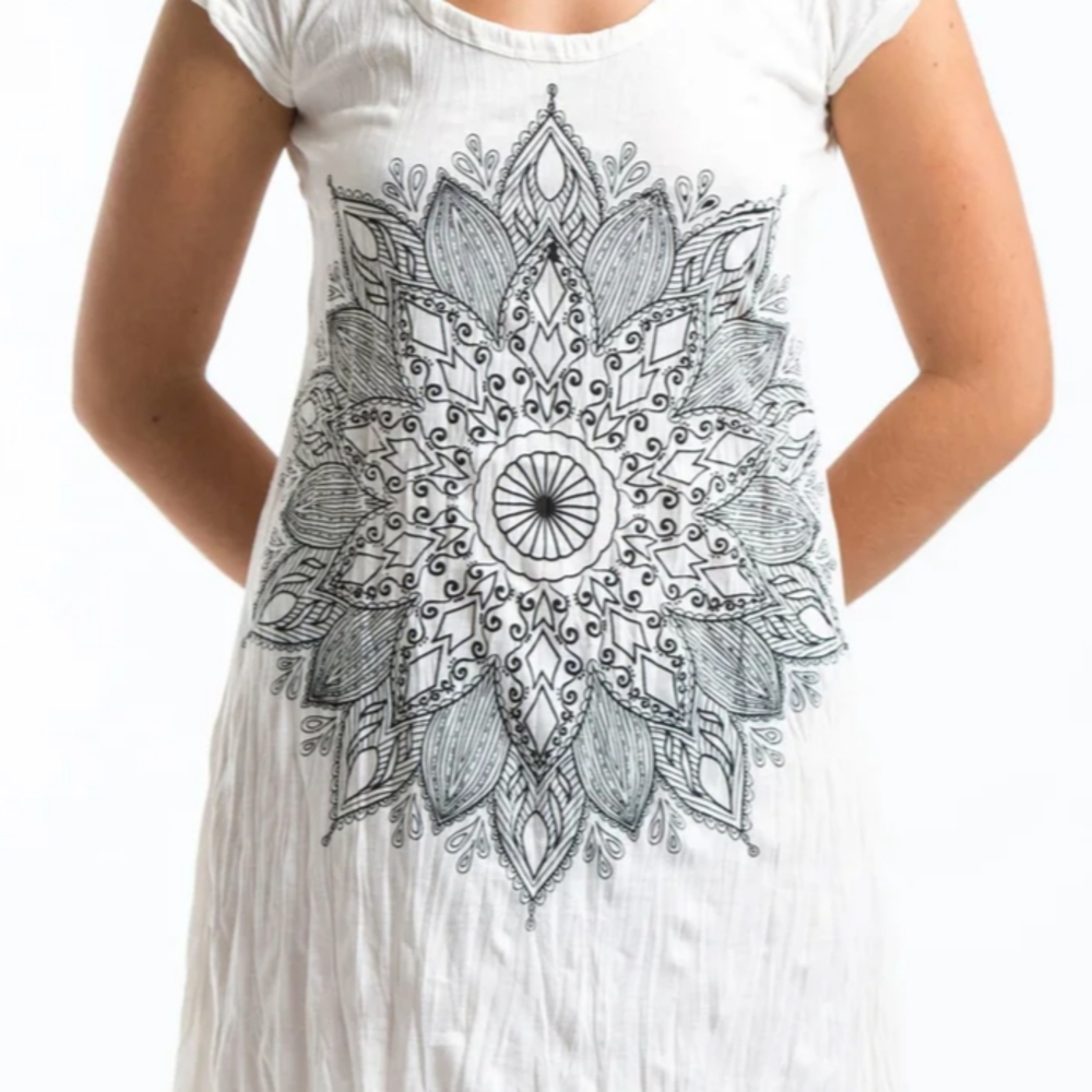 Sure Designs (Thailand) Lotus Mandala Dress/Tunic, Size XXL